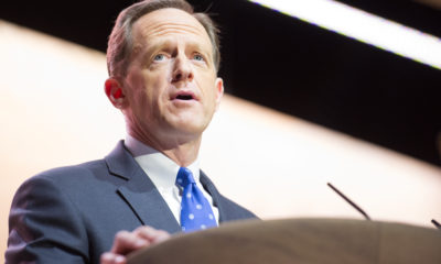 Senator Pat Toomey speaking at the CPAC in National Harbor, MD-Sen. Pat Toomey Calls on Trump to Begin Cooperating with Biden's Transition Team-ss-featured
