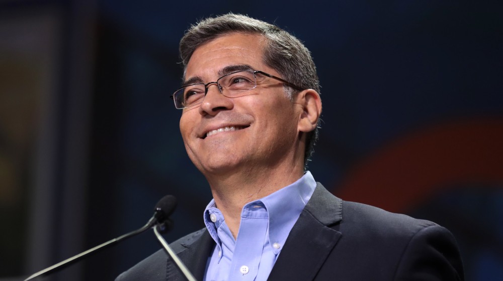 Attorney General Xavier Becerra speaking with attendees at the 2019 California Democratic Party State Convention at the George R. Moscone-Xavier Becerra as HHS Secretary-ss-featured