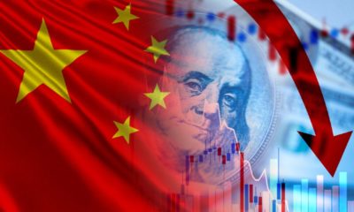 Exchange trade. Falling stock prices of Chinese companies. The decline in Chinese stock prices on the us stock exchange-Delisting China Stocks-ss-featured