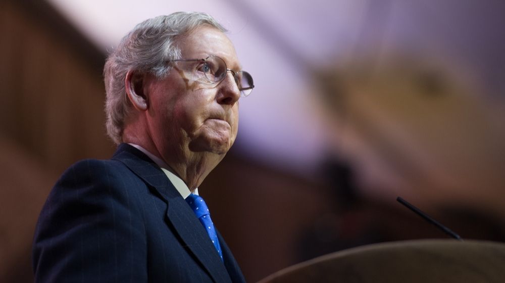 Republican Senator Mitch McConnell-McConnell Congratulates Biden on His Election Victory-ss-Featured