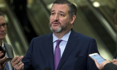 Senator Ted Cruz talking to reporters-Ted Cruz on Masks and Travel After Vaccine- “This Is A Bizarre, Lunatic, Totalitarian Cult”-ss-Featured