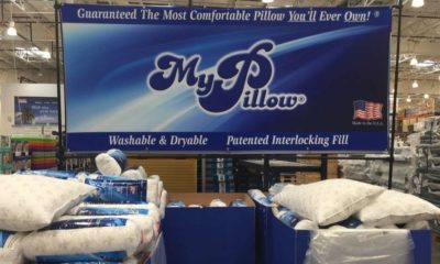 A MyPillow display at a retailer-MyPillow CEO and Trump Supporter Says Kohl's and Other Companies Will Drop Brand-ss-Featured