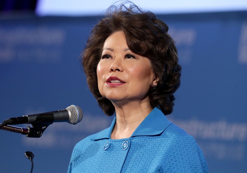 Washington, DC USA 1 7 2021 Elaine Chao is an American politician who served as the United States Secretary of Transportation | cabinet officials quit