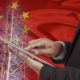 business and mobility communications concept china Flag background-Delisting Chinese Companies-ss-featured