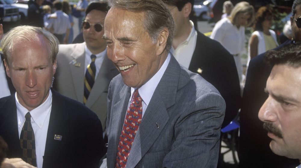 Bob Dole in 1996-Long Time Senator Bob Dole Says He's Been Diagnosed With Stage 4 Cancer-ss-Featured