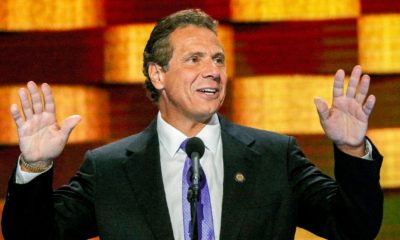 Democratic Governor of New York Andrew Cuomo addresses the Democratic National Nominating Convention-Cuomo Sexually Harassed-ss-featured