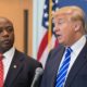 Former President Donald Trump and Senator Tim Scott-Sen. Tim Scott- Trump Is "Simply Not Guilty' on Impeachment Charges-ss-Featured