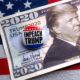 Impeach Trump badge against Donald Trump 2020 Re-Election Presidential Dollar Bill-Trump’s Impeachment Case-ss-featured