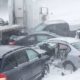 Multiple-vehicle crash during a snowstorm-Winter Weather Mayhem- Texas Power Outages with More Snow Coming-ss-Featured