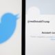 Twitter logo and monitor showing Trump's suspended account-ss-Featured