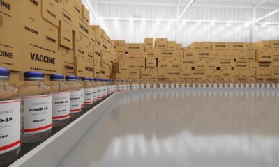 Vaccine bottles on the production line. Coronavirus vaccine has been certified and ready to injection-COVID-19 Vaccine Deliveries-ss-featured