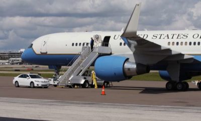 Air Force One in 2012-Biden Stumbles Multiple Times on Steps of Air Force One-ss-Featured