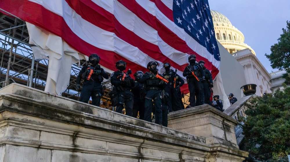 Police officers at the Capitol-Two Men Arrested for Assaulting Officer Who Died after Capitol Riot-ss-Featured