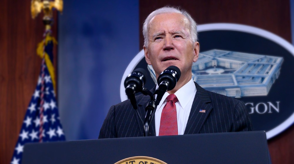 President Joe Biden delivers remarks to Department of Defense personnel-Manchin-ss-featured