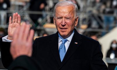 President of the United States Joe Biden delivers his inaugural address during the 59th Presidential Inauguration-Less Transparent-ss-featured