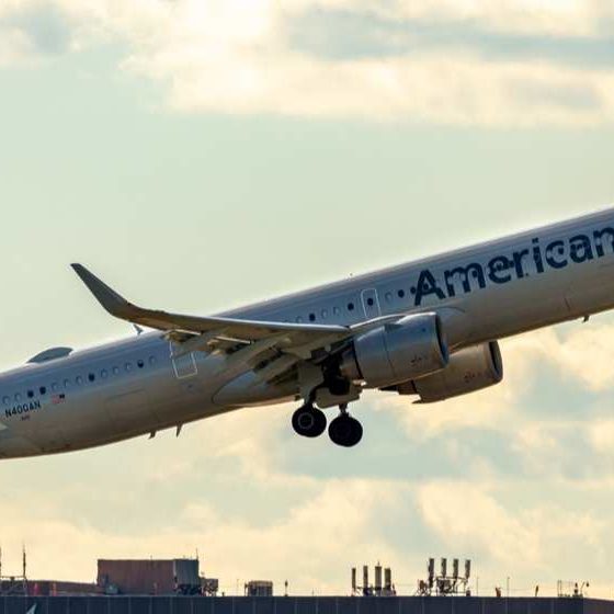 American Airlines plane taking off-CDC Clears Fully Vaccinated People for Travel -ss-Featured