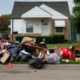 Belongings of an evicted person in front of a house-American Foster Kids Kicked Out of Foster Home For Migrant Children-ss-Featured