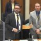 Derek Chauvin and his defense counsel during his trial-Derek Chauvin Found Guilty on All Counts in Murder of George Floyd -Featured