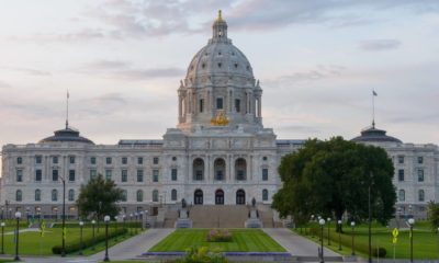 Facade of Minnesota Capitol Building with colorful cloudy sky-House Democrats-ss-featured