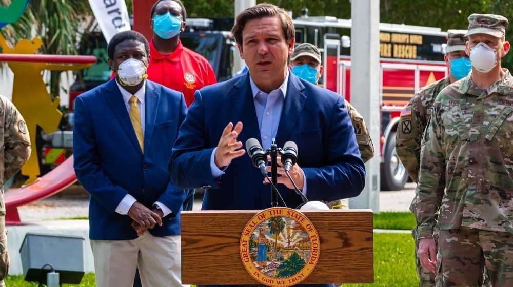 Florida Governor Ron DeSantis-Florida Governor DeSantis-DeSantis Says Defunding The Police is Effectively 'OFF THE TABLE' in Florida-ss-Featured-ss-Featured