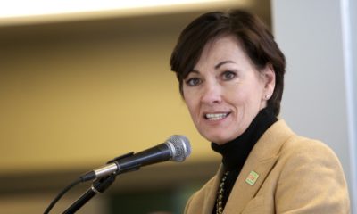 Iowa Lieutenant Governor Kim Reynolds addresses the audience at the dedication of the new Preschool Learning Center | Iowa Say No To House Migrant Kids: ‘It’s Biden’s Problem’| featured
