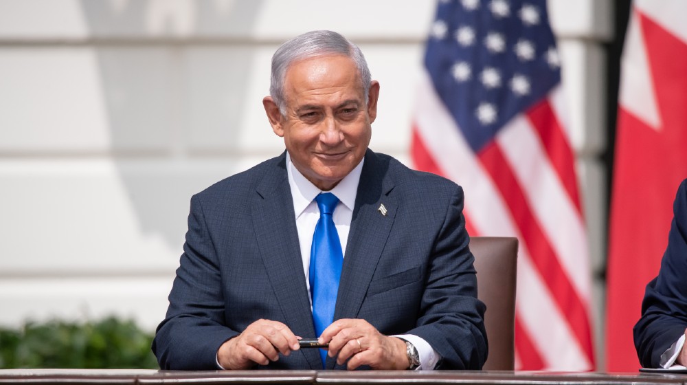 PM Benjamin Netanyahu participates in the signing ceremony of the Abraham Accords between Israel | Pentagon chief Lloyd Austin | Featured
