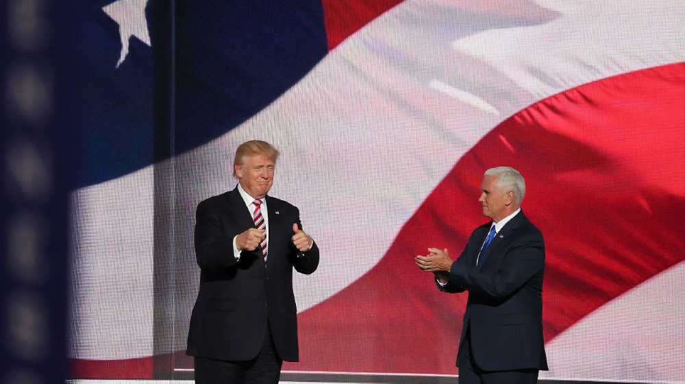 President Donald Trump and VP Mike Pence | Donald Trump 'beyond serious' about 2024 presidential run | Featured
