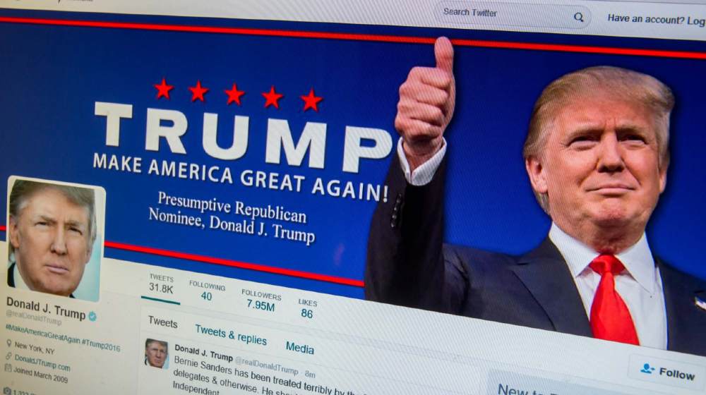 Twitter website for possible Republican Nominee Donald Trump-Social Media Platform-ss-featured