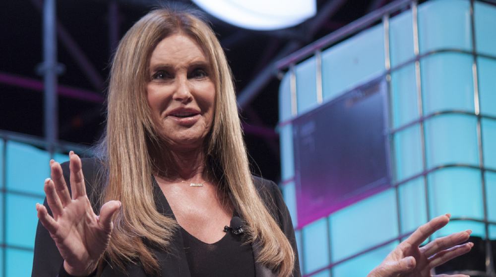 American television personality and LGBT spokesperson, Caitlyn Jenner, speaks onstage at the Web Summit in Lisbon about her life | California Braces For ‘Clown Car’ of Recall Candidates | Featured