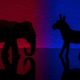Democrats vs republicans are facing off in a ideological duel on blue and red backgrounds | 6 Things Which Should Never Be Partisan, But Are! | Featured