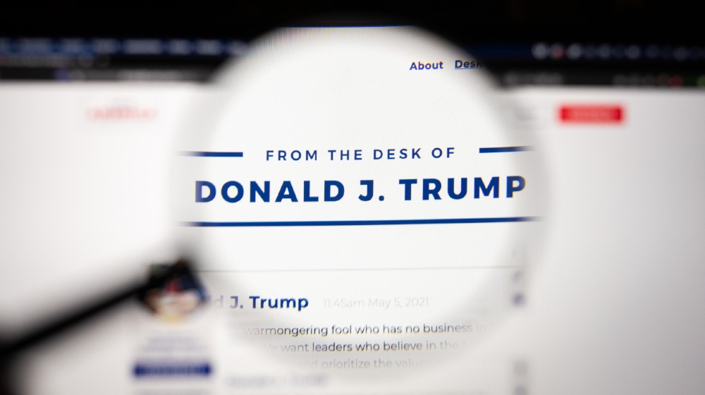 From the Desk of Donald J. Trump, messaging board on Donald Trump's official website | Board upholds ban on Trump using Facebook after ‘serious’ violation | Featured