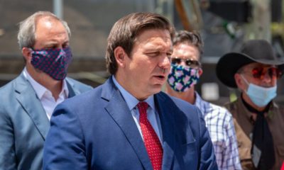 Governor Florida Ron DeSantis with Casey DeSantis and Madison DeSantis will make a major announcement | DeSantis Bans Local Governments From Enforcing Own Gun Laws | Featured