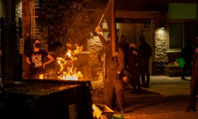 Portland Antifa Rioters Set Fire to Courthouse. Multiple Businesses Destroyed-ss-Featured