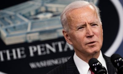 President Joe Biden delivers remarks to Department of Defense personnel, with Vice President Kamala Harris and Secretary of Defense Lloyd J. Austin III | Needed: A Disciplined Foreign Policy | Featured