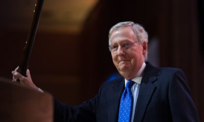 Senator Mitch McConnell (R-KY) speaks at the Conservative Political Action Conference (CPAC) | Republicans Won’t Back Biden’s $4 Trillion Plans | Featured