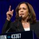 Presidential candidate Kamala Harris speaking at the Democratic National Convention | Kamala Harris to make first visit to US-Mexico border | featured