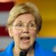 Senator Elizabeth Warren delivers a speech at a campaign rally for the presumptive democratic nominee | Elizabeth Warren Blames Cryptocurrency For Everything | featured