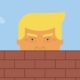 Donald Trump behind a brick Wall | Trump Visits US Border, Blasts Biden For Keeping It Open | featured