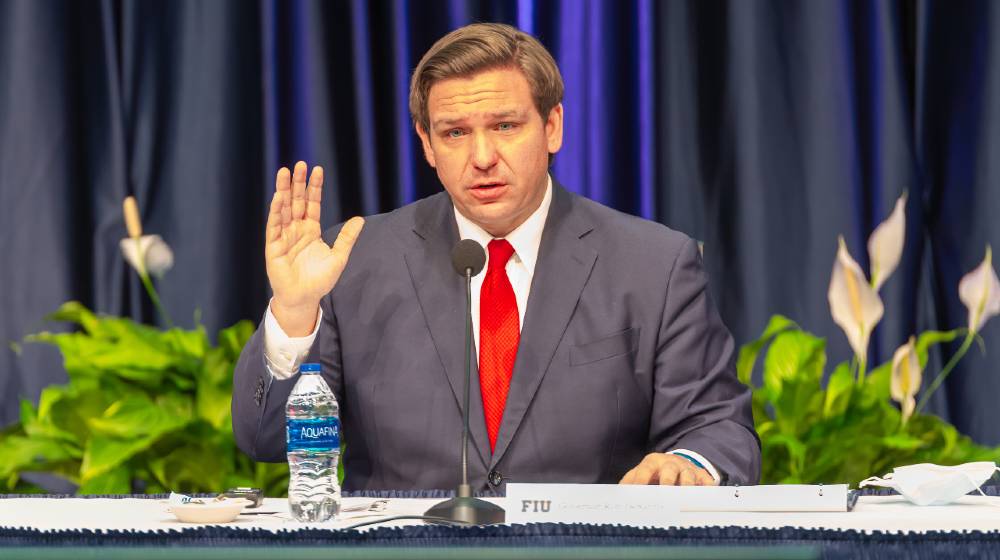 Florida Governor Ron DeSantis speaking and analyse situation with coronavirus pandemic in Florida state | Order Your “Don’t Fauci My Florida” Merchandise Now | featured