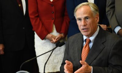 Texas Governor Greg Abbott holding a press conference to unveil his school safety plan following a school shooting | Gov. Abbott to Call New Special Session for Vote Reform | featured