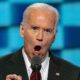 Vice President Joseph Biden delivers his speech from at the podium | Biden Wages War on Abbott and DeSantis Over COVID-19 | featured