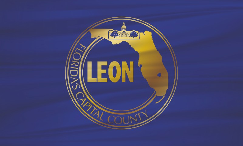 Flag of Leon County, Florida, USA-Leon County