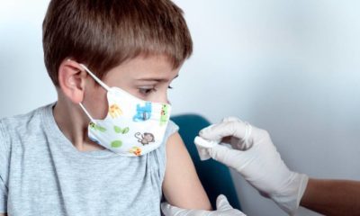Injection of pfizer vaccine into a 5 year old Caucasian child | Pfizer Asks Emergency Use Authorization To Vaccinate Kids | featured
