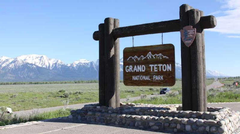 Sign of Grand Teton National Park, Wyoming-CNN 5 Things