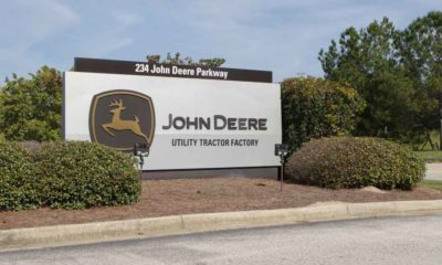 John Deere plant in Grovetown Georgia street sign | John Deere Workers Reject Final Contract Offer, Strike Resumes | featured