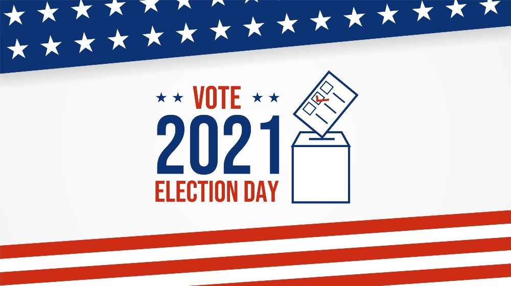 US Election Day 2021 banner, backdrop | US Election Day 2021: All you need to know | featured