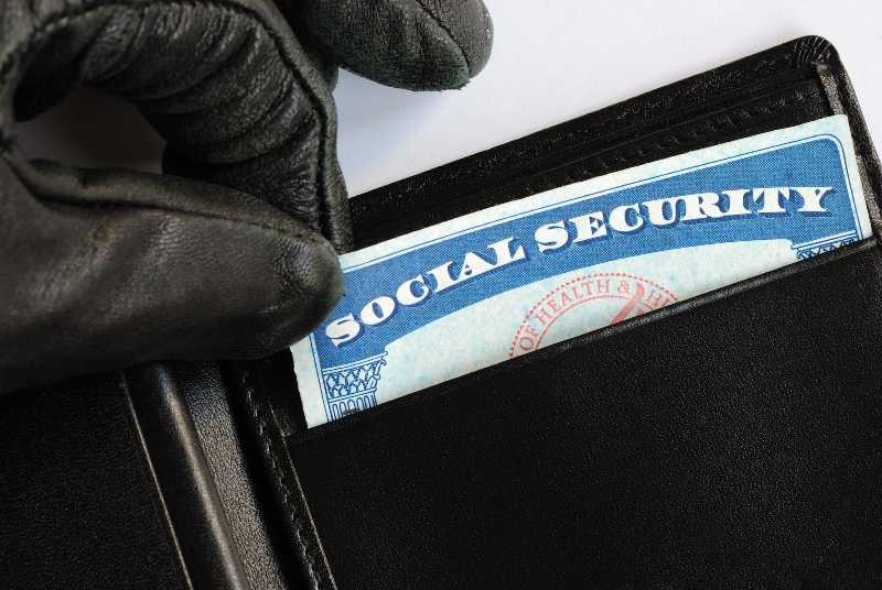 Social Security theft concept of identity theft-Identity Theft