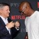 Ted Sarandos, Dave Chappelle at the Netflix FYSEE Kick-Off Event | Dave Chappelle Returns To Netflix, Unfazed By Attempts To Cancel Him | featured