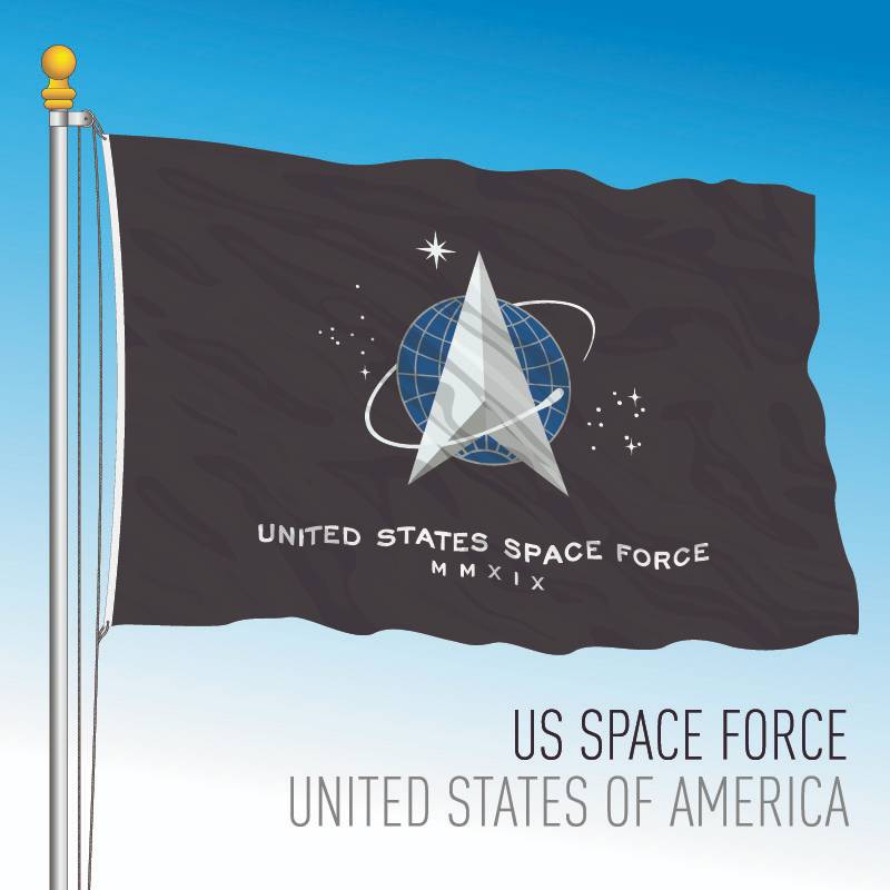US Space Force official flag, United States | Space Force