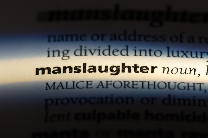 manslaughter word in a dictionary | Kim Potter